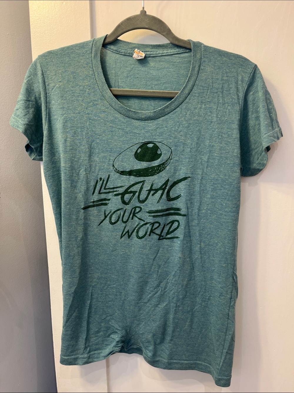 LuLaRoe Light Teal Crew Neck Tee